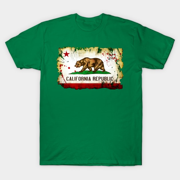 California State Flag T-Shirt by Rogue Clone